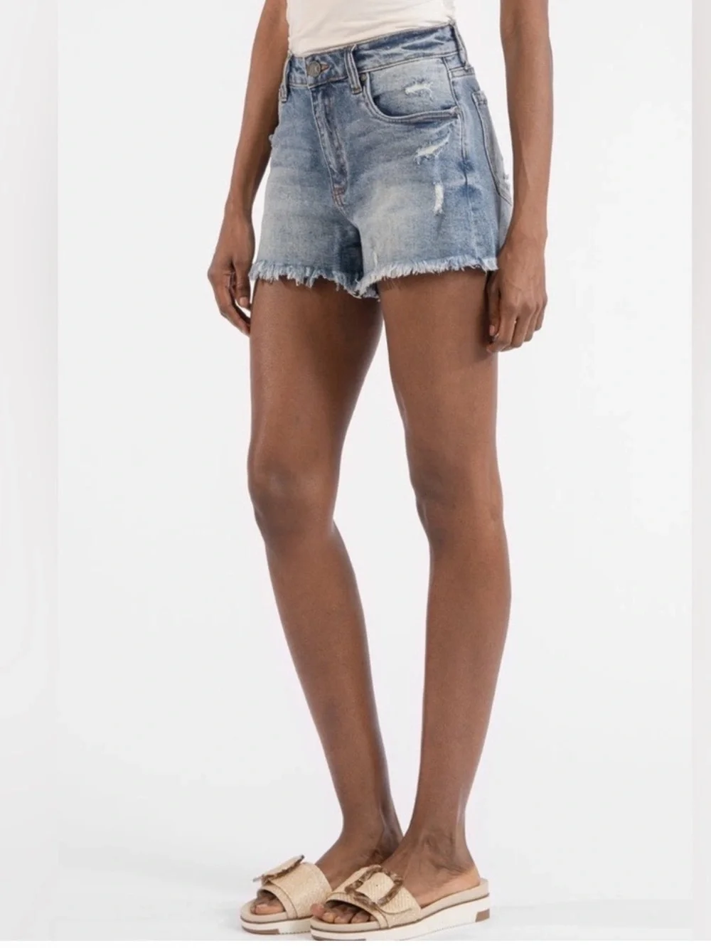 Kut From The Cloth High Rise Jane Short Size 6 - Picture 2 of 5